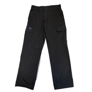 Hammill Mens 32X31 Black Utility Workear Straight Leg Cargo Pants Rugged Uniform